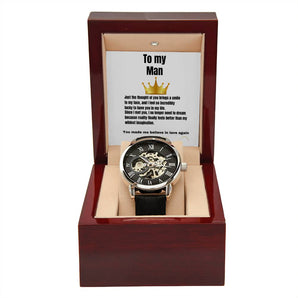 Men's Openwork Watch + MC