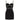 Slim Slim Little Black Dress Suspender Dress