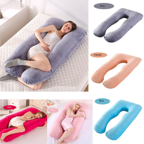 U Shape Pregnancy Pillow Full Body Maternity Pillows for Side Sleeper Pregnancy Women Sleeping Support Bedding Pregnancy Pillow