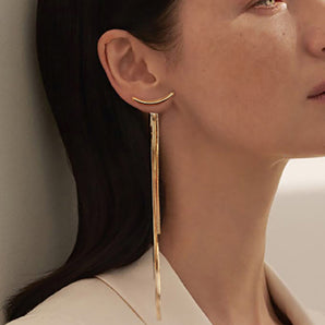 Luxury Long Tassel Drop Earrings Gold